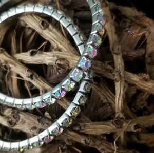 Crystal Glass Bracelett Set